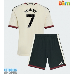 Billiga Manchester United Mason Mount #7 Tredjeställ Barn 2026-27 Kortärmad (+ Korta byxor)